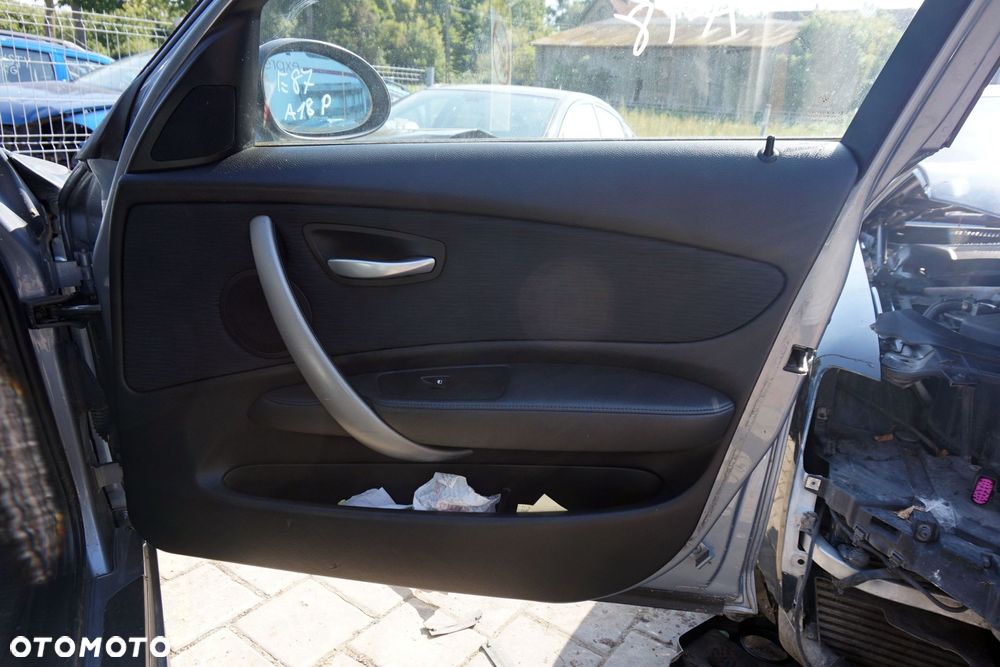 DRZWI PRZEDNIE PRAWE 1 E87 LIFT 5D HB A18  QUARZBLAU BMW 2007-2011 - 10
