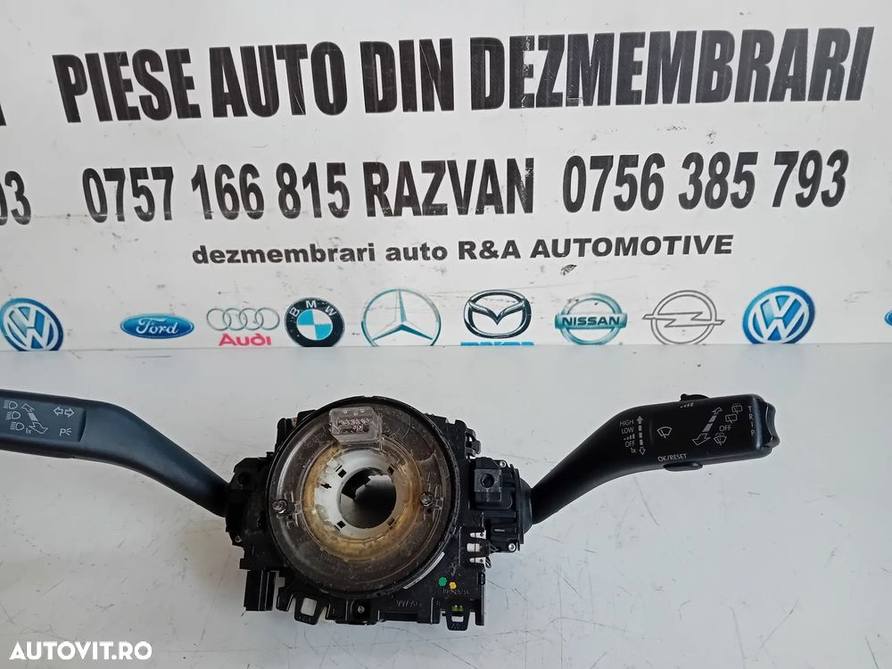 Banda Spira Spirala Volan Maneta Semnalizare Stergatoare Vw Golf 6 VI Cod 5K0953549C An 2008-2013 - 5