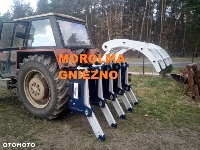 Grabie leśne brona leśna zgrabiarka do gałęzi z dociskiem spycharka do lasu do drewna - 10