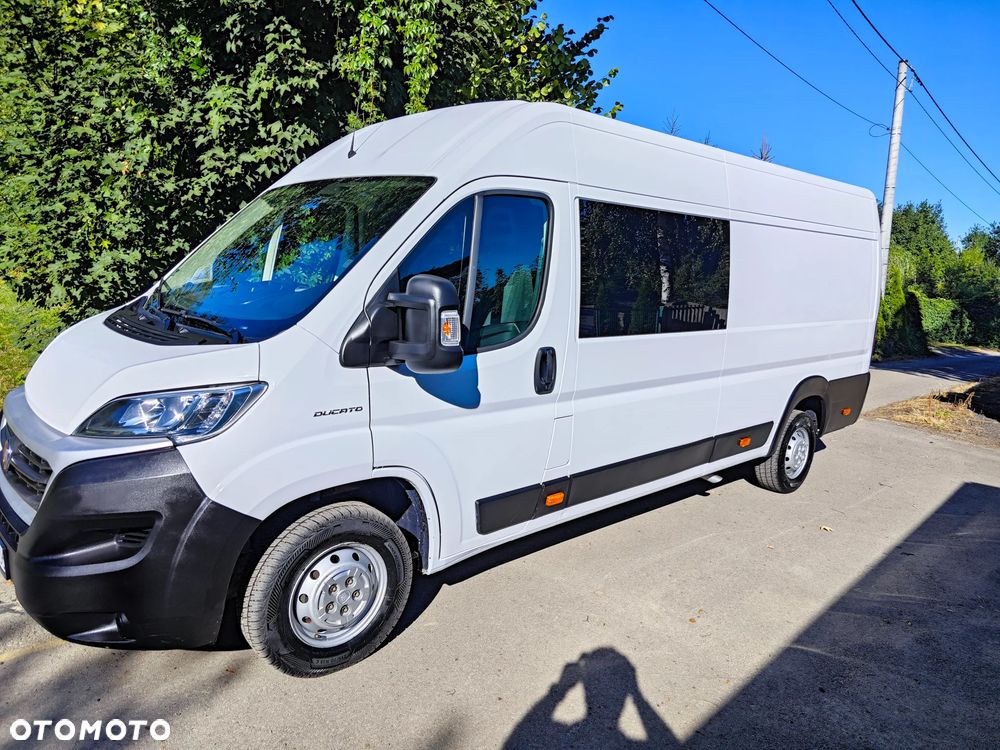 Fiat Maxi DUCATO DOCA Salon PL BEZ ADBLUE 130koni EURO 6, 7os 187tyś km L4H2 VAT 23% PO SERWISIE Cały w Oryginale Klima - 4