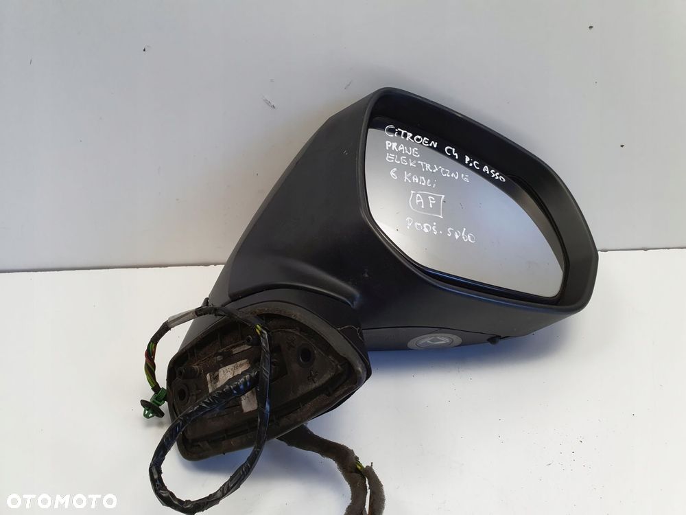 PRAWE LUSTERKO Citroen C4 Picasso 06-13r _ PASAŻERA 3 pin - 8