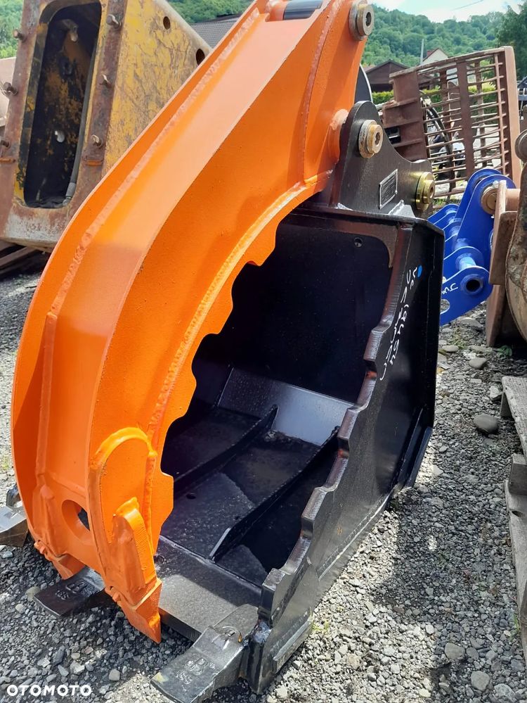 Łyżka hydrauliczna dociskowa, dociskająca z łapą z pazurem z chwytakiem dociskowym KBKC o szerokość 55cm, fi45mm fi60mm. NOWA!!! - 3