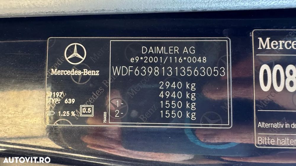 Mercedes-Benz Viano 2.2 CDI Lang Automatik Ambiente Edition DPF - 36