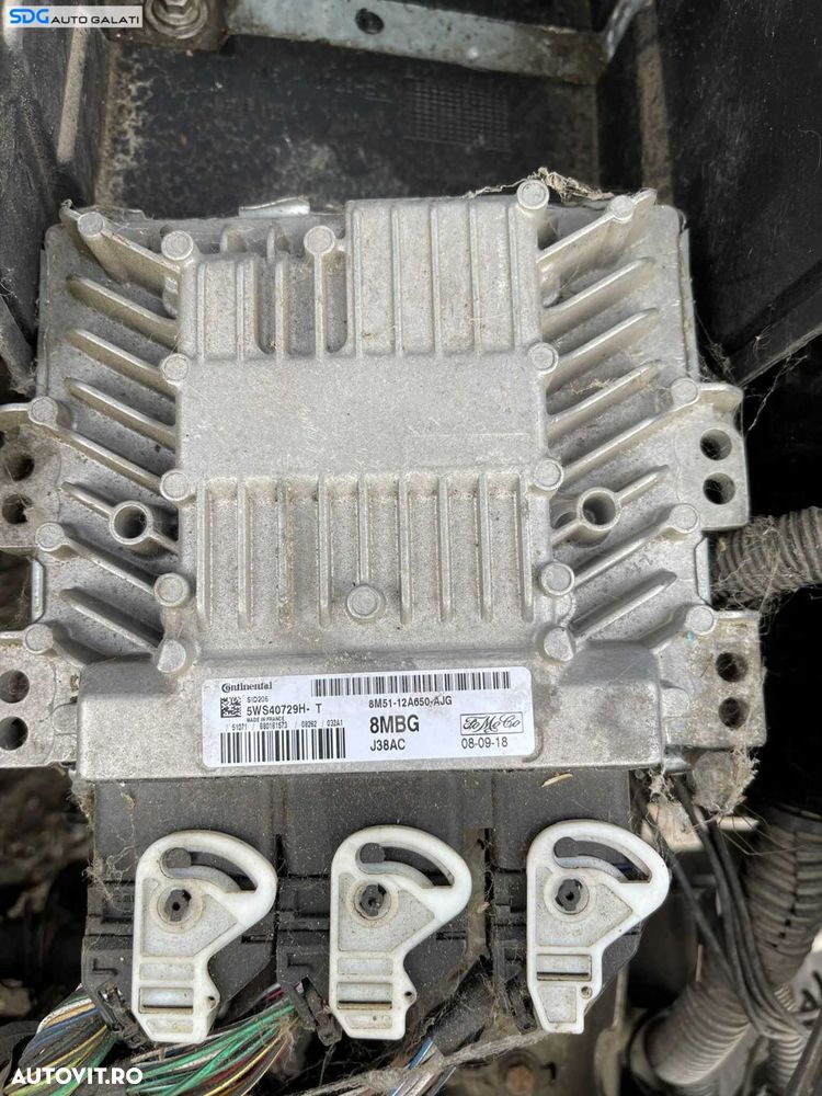 ECU Calculator Motor Ford Focus 2 2.0 TDCI 2004 - 2010 Cod 8M51-12A650-AJG 5WS40729H [L2657] - 1