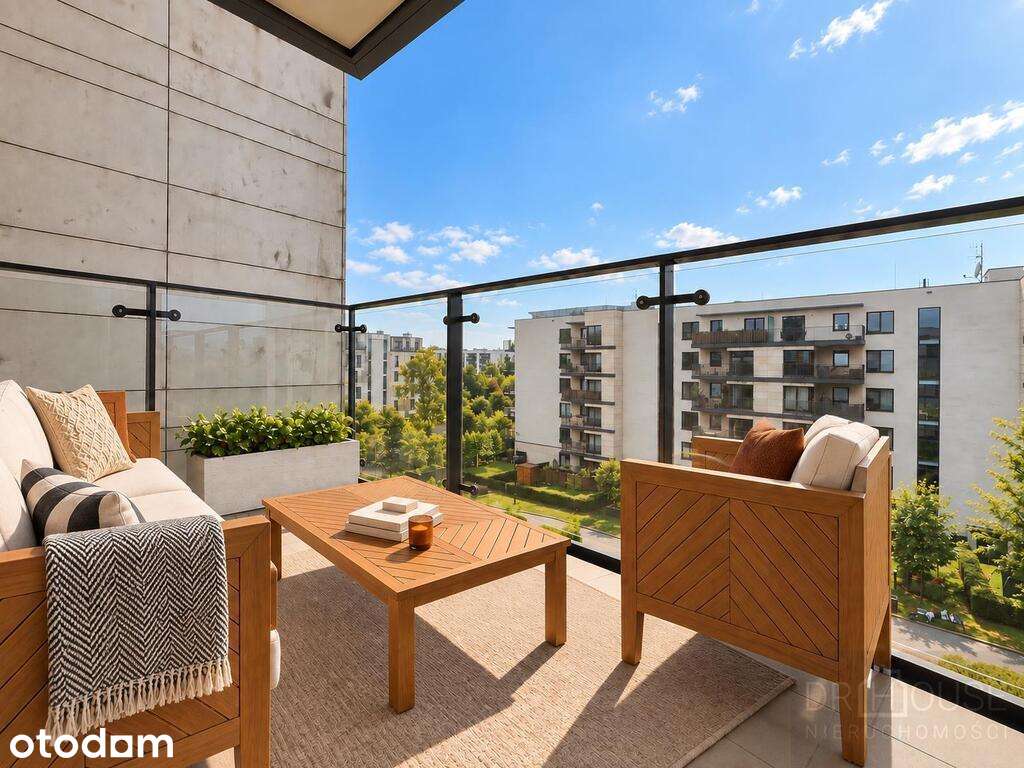 Apartament 54 m2 z tarasem, Stare Podgórze