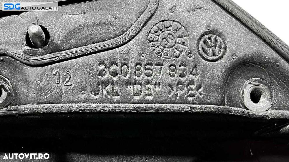 Oglinda Electrica Dreapta Volkswagen Passat B6 2005 - 2010 Culoare LA7W Cod 021063 [L5737] - 5