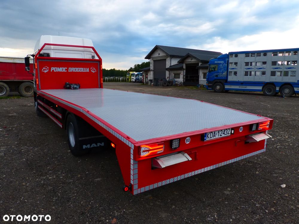 MAN TGM 15.280 POMOC DROGOWA / AUTOLAWETA/ SPECJALNY / EURO 5 / DMC 15.000 KG / ŁADOWNOŚĆ 8.500 KG /DŁ. 7.50 M - 7