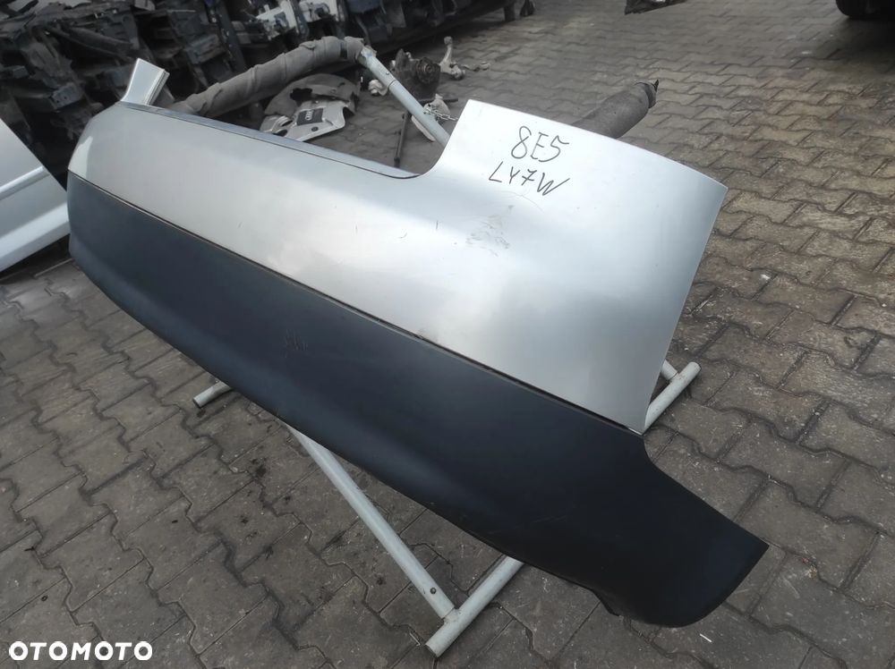 ZDERZAK TYŁ TYLNI AUDI A4 B6 LY7W SREBRNY SEDAN WYSYŁKA !!! - 2