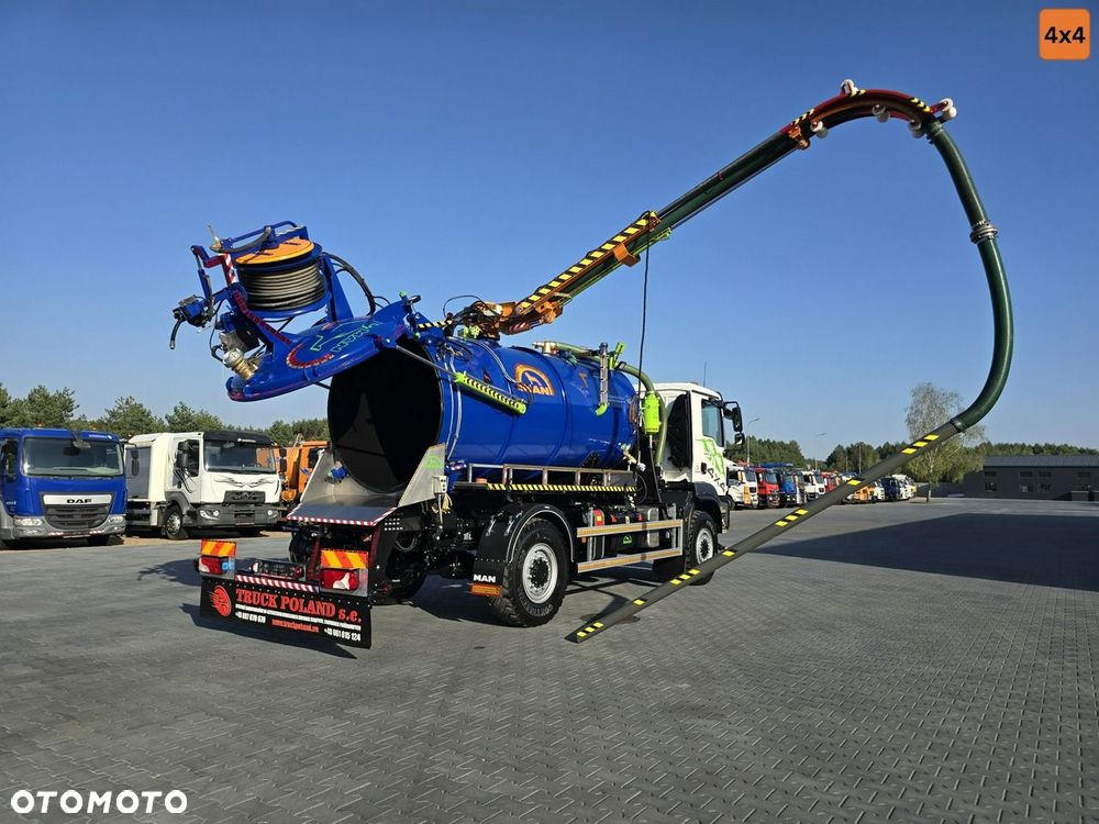 MAN 4x4 WUKO GAMON PW8 do zbierania odpadów płynnych separatorów