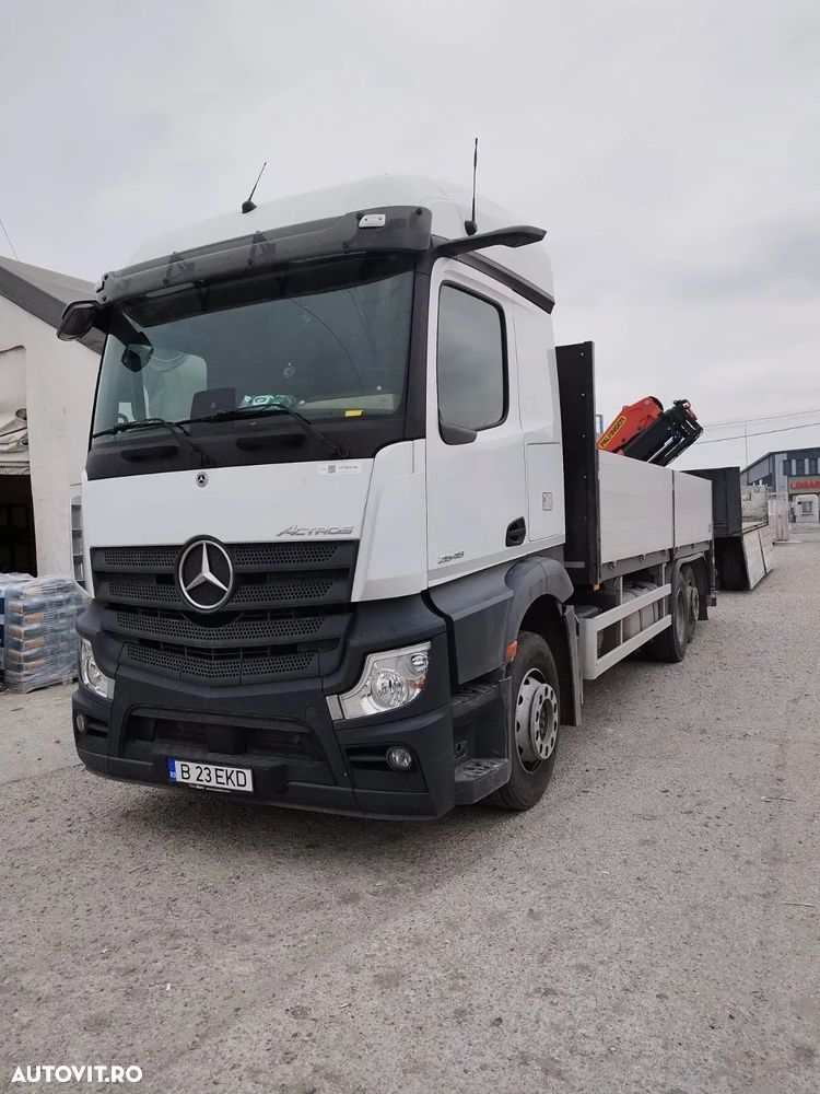 Mercedes-Benz Actros 2648 + macara PALFINGER PK 14.510K - 2