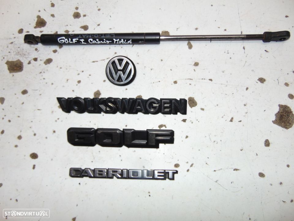 VW golf 1 cabriolet legendas/Amortecedor da mala - 2