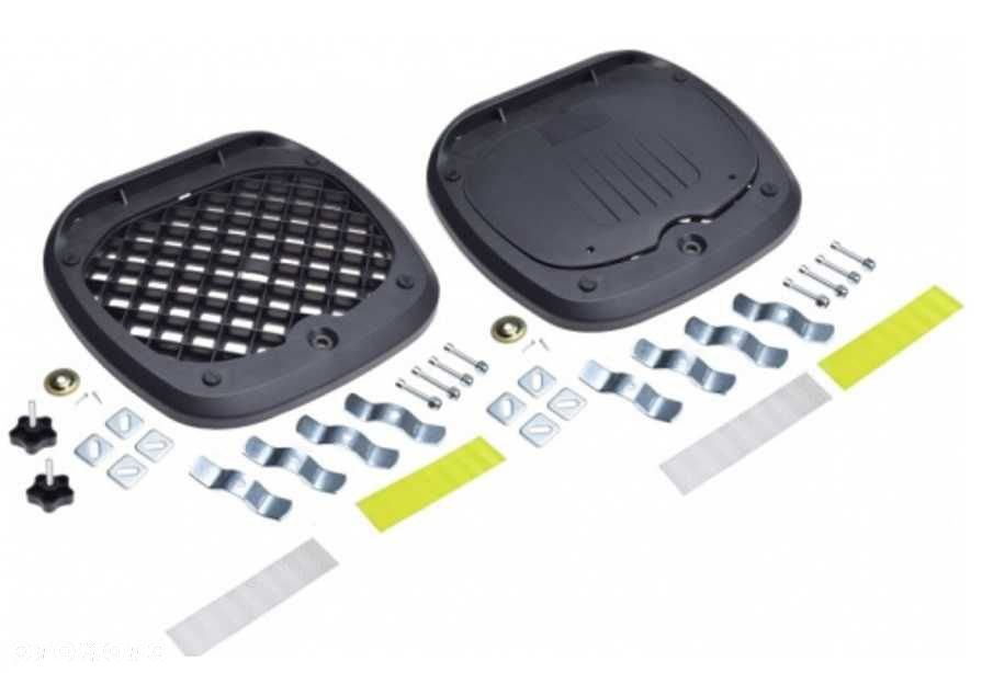 Kufer Centralny AWINA ADVENTURE jak Aluminiowy Alu Motocykl Czarny 45L - 4