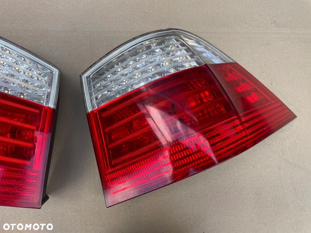bmw e61 tył tylnie lampy lift LED oryginał sprawne komplet + wtyczki - 5