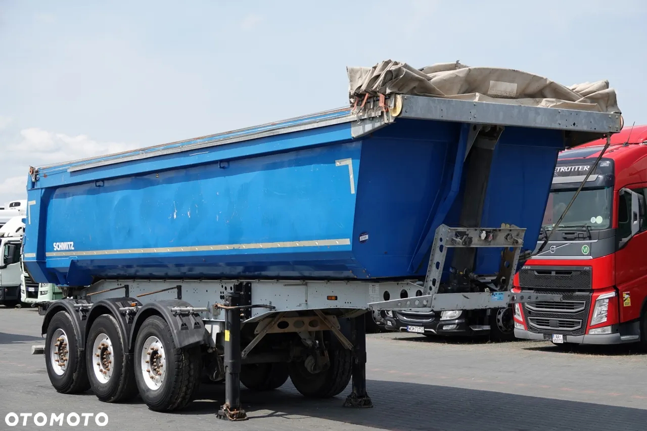 Schmitz Cargobull WYWROTKA / 24 m3 /  RYNNA STALOWA  / OŚ PODNOSZONA / AUTOMATYCZNA  PLANDEKA / KAMERA COFANIA / SPROWADZONA - 9