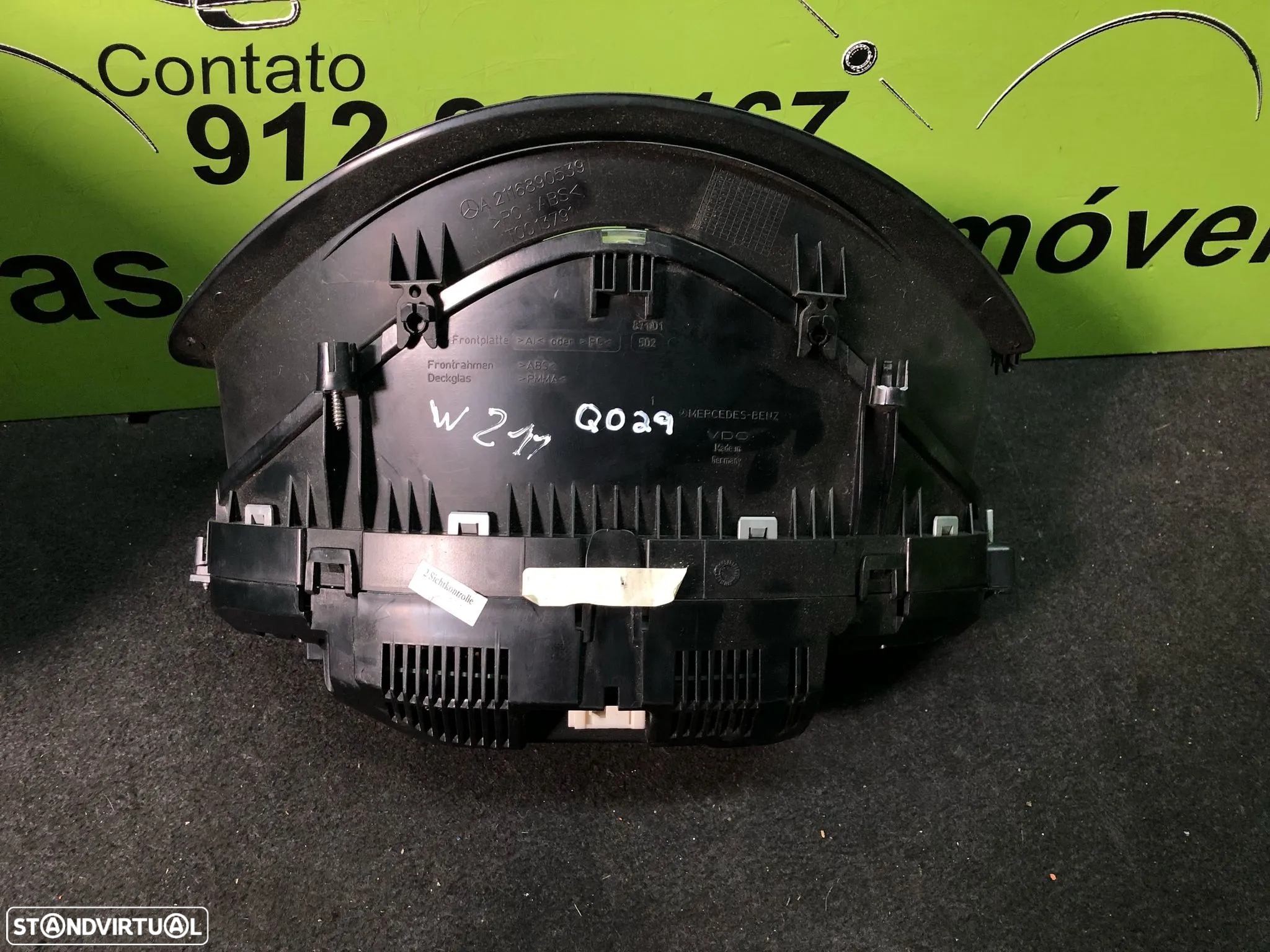 MERCEDES E W211 CDI QUADRANTE PAINEL INSTRUMENTOS - Q029 - 7