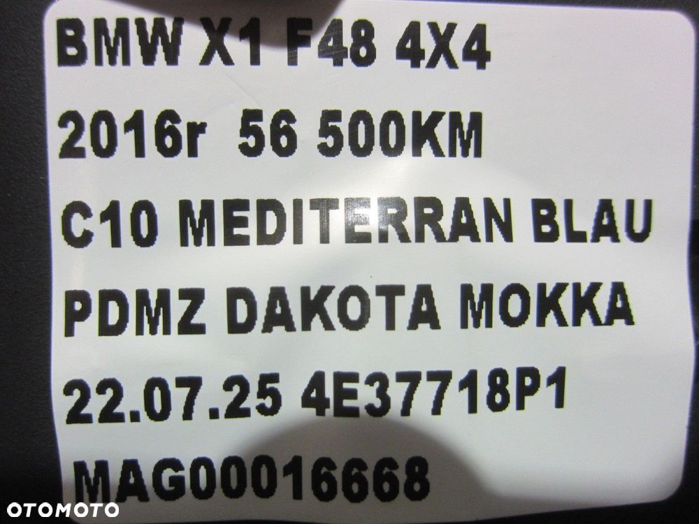 BMW X1 F48 F39 PODUSZKA KIEROWCY AIRBAG ORYGINAŁ USA 6877541 32306877541 - 12