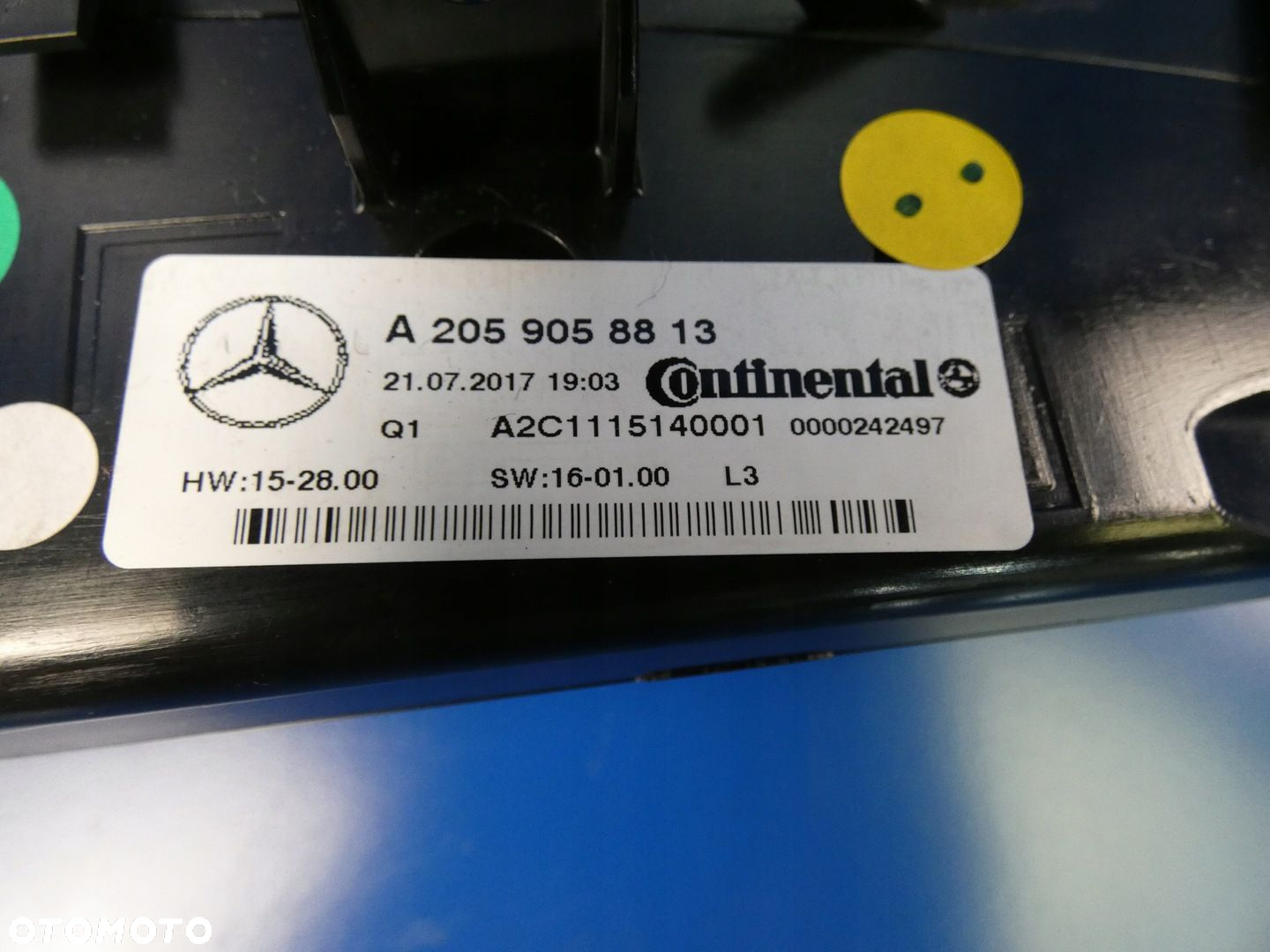 MERCEDS C W205 W253 GLC PANEL KLIMATYZACJI NAWIEWU - 3