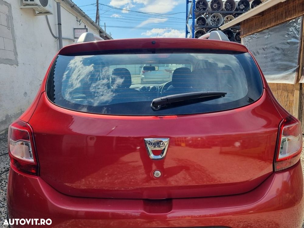 Haion Cu Luneta Dacia Sandero 2 Stepway 2012 - 2016 SUV 4 Usi Rouge de Feu TEB76 (1514) - 1