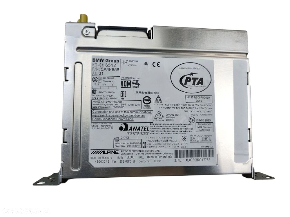 RADIO NAWIGACJA GPS BMW X2 F39 (2017-2023) 2.0 D 190KM 5A4F856 - 5