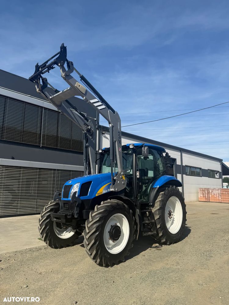 New Holland T6010 Plus cu incarcator frontal - 1
