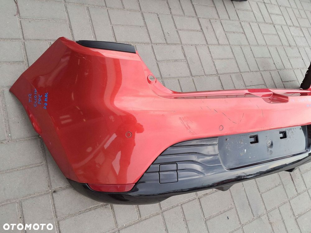 renault clio iv kompletny zderzak tylny tennp czujniki parkowania pdc - 3