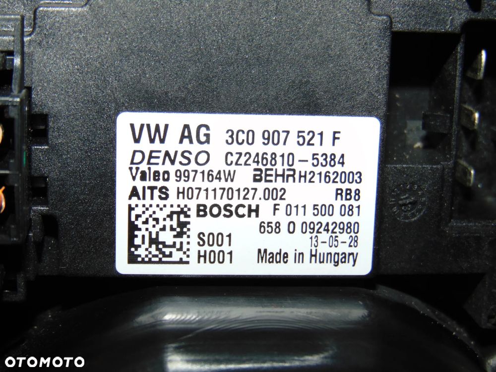 ORYGINAŁ dmuchawa wentylator nawiewu + moduł rezystor 3C1820015T 3C0907521F Audi A3 8P VW Volkswagen Passat B6 B7 Golf 5 V 6 VI Touran I Caddy 3 III Jetta EUROPA - 14
