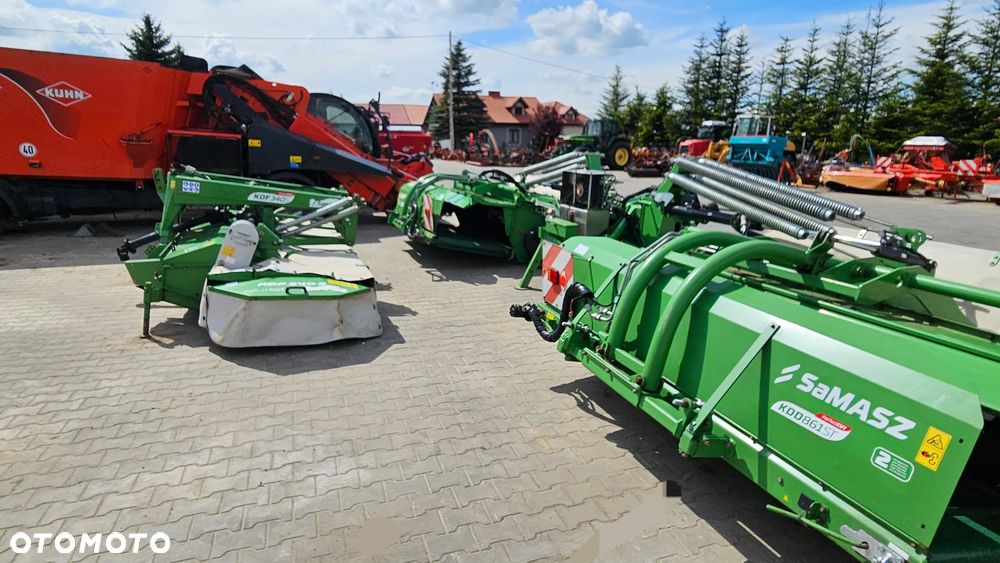 SaMasz KDD 861 S+T Kosiarka Dyskowa Motyl z taśmami  w Zestawie z Czołową kosiarką KDF 340 S - 18