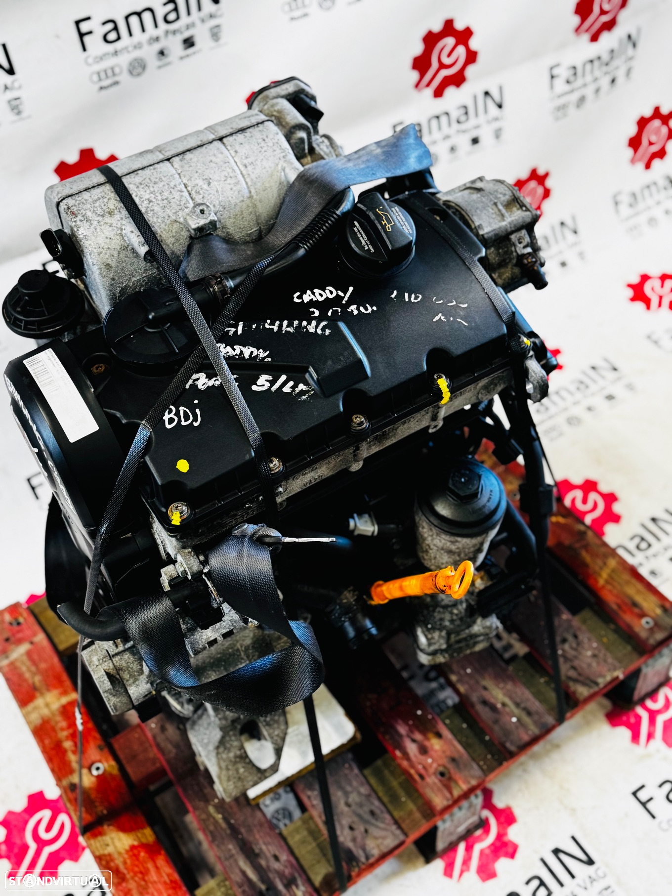 Motor VW CADDY 2.0SDI Ref; BST,BDJ (123.000km) - 3