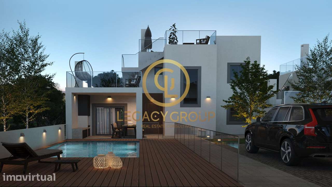 Moradia T3 com Piscina Privada no Triângulo dourado - Grande imagem: 2/24