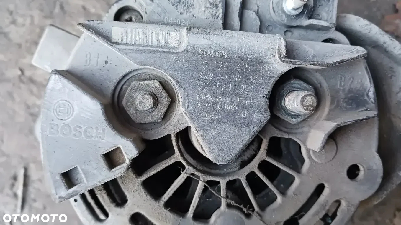 Alternator Opel Astra Meriva Corsa 0124415002 Bosch 100A 1.4 1.6 1.8 Benzyna - 3