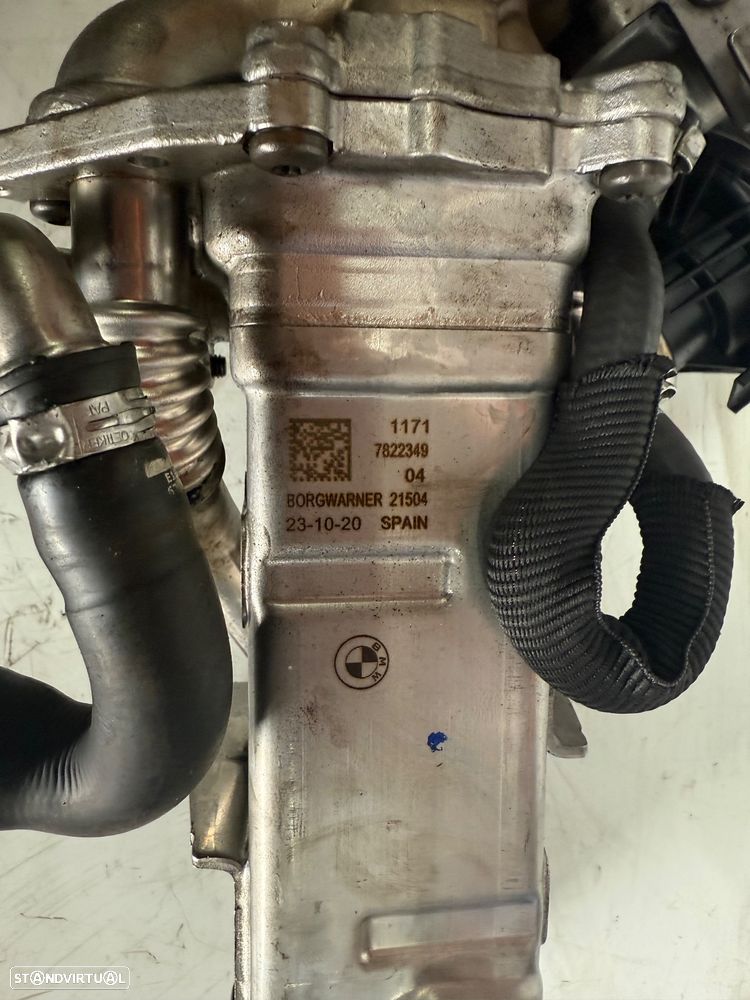 Bmw 116d 2016 3cil 1.5 Cc Egr válvula bmw radiador reciclável de gases - 2