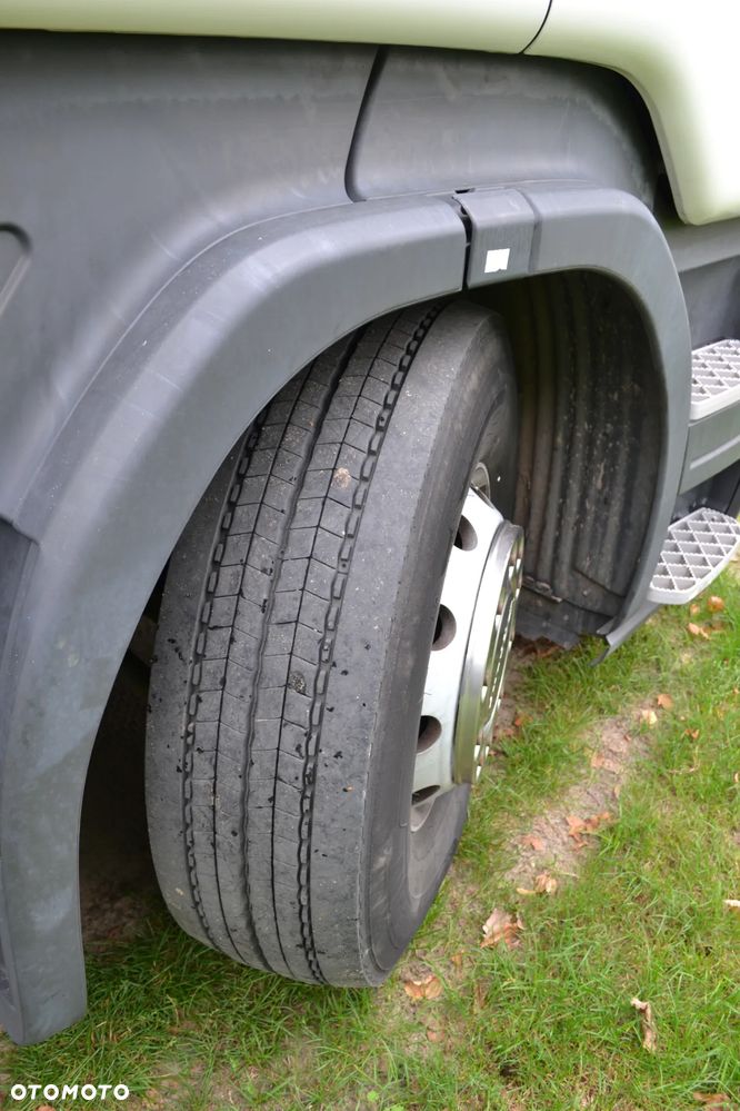 Scania R 420 TRZECIA OŚ SKRĘTNA ZESTAW PLATFORMA 2x7.75 m KLIMATYZACJA - 10