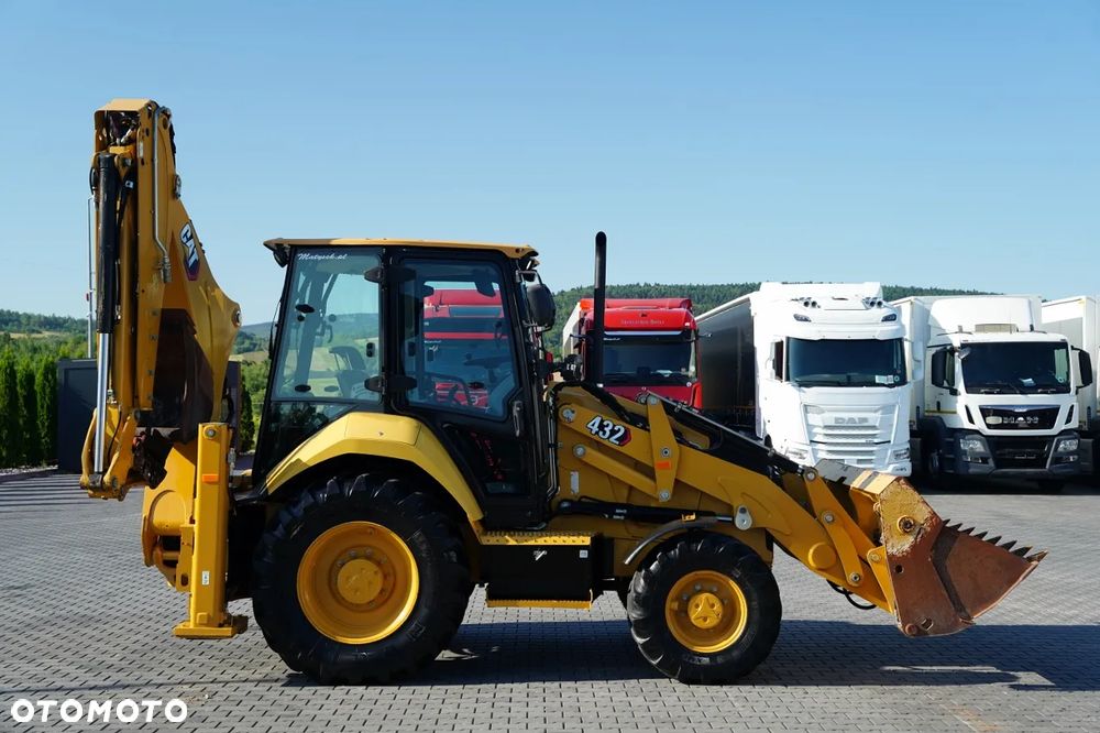 Caterpillar 432 F  / KOPARKO-ŁADOWARKA  / 1 800  MTH /  KLIMATYZACJA / - 12