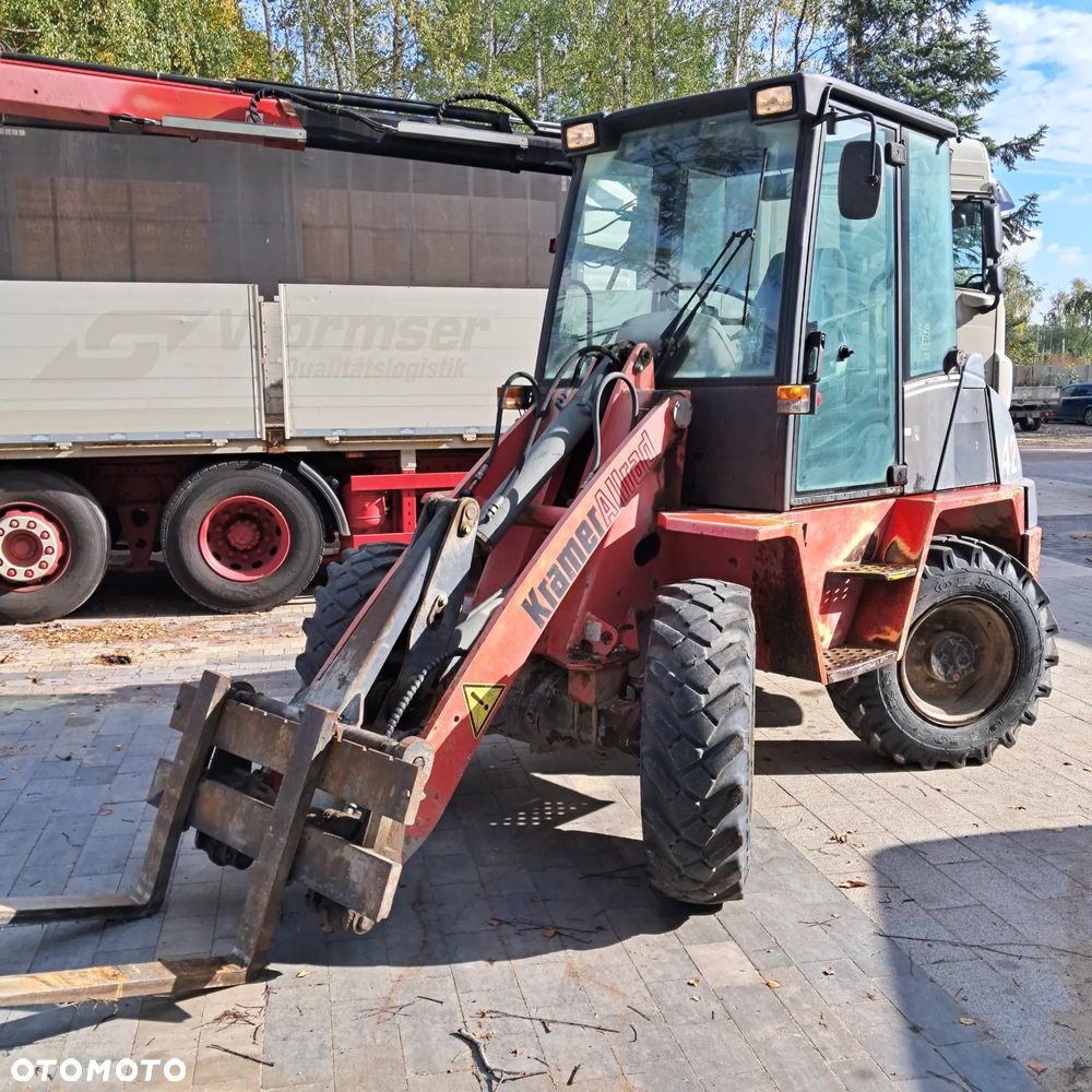 Kramer 421 ładowarka koła skrętne łyżka dzielona widły  520 jak 320 jcb 420 cat - 11