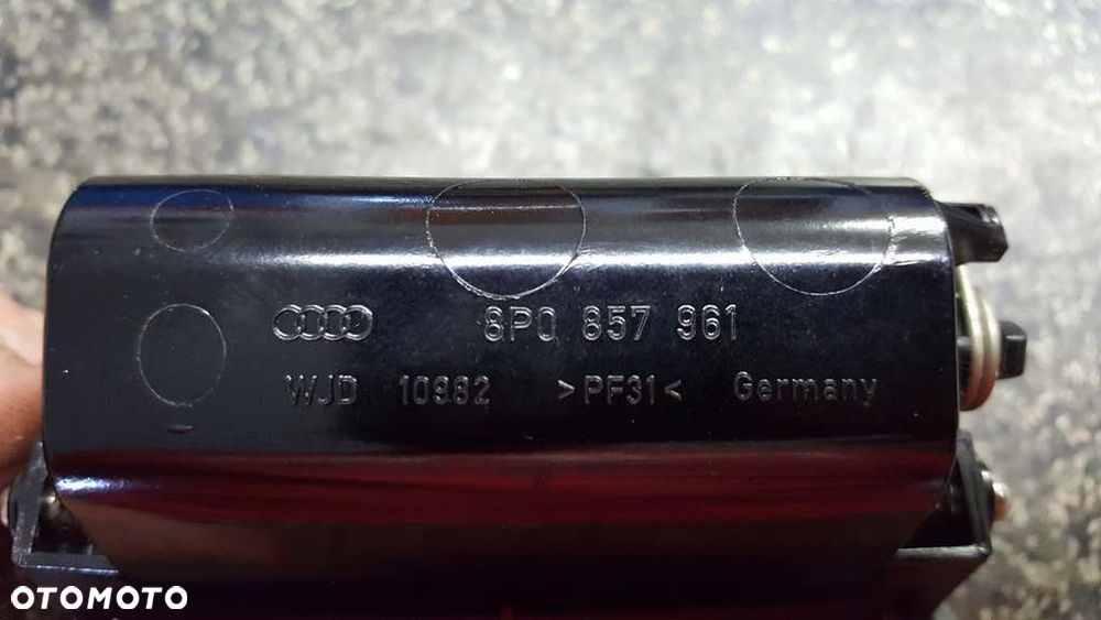 Popielniczka Tylna Audi A3 8P 8P0857961 - 5