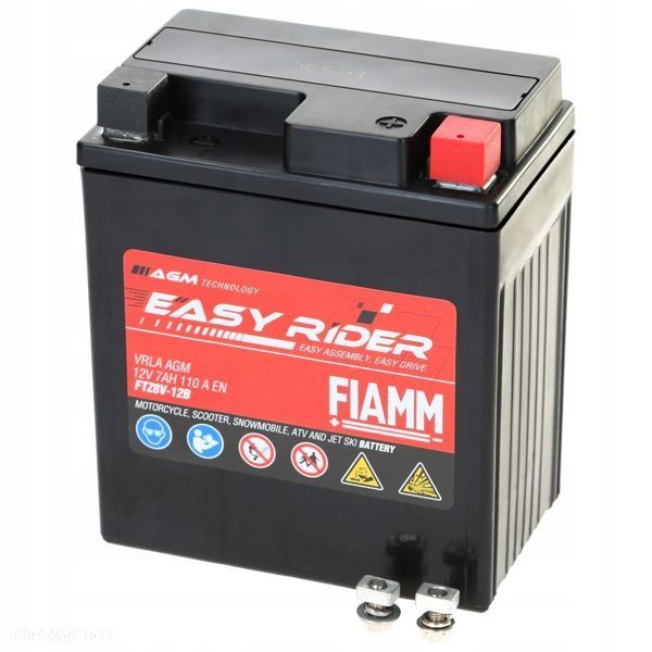 Akumulator Fiamm Easy Rider FTZ8V-12B 7Ah 110A 11471130 - 6