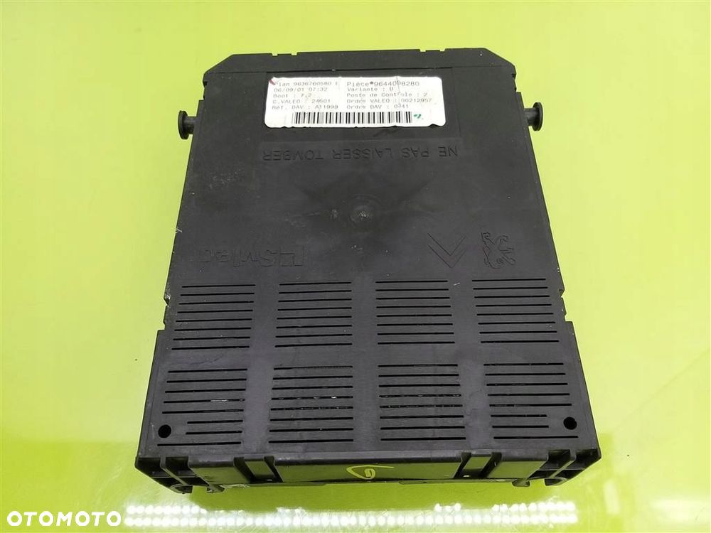 Moduł BSI Sterownik Peugeot 307 I 2001-2005 9636760580E 9644098280 ORYGINAŁ - 9