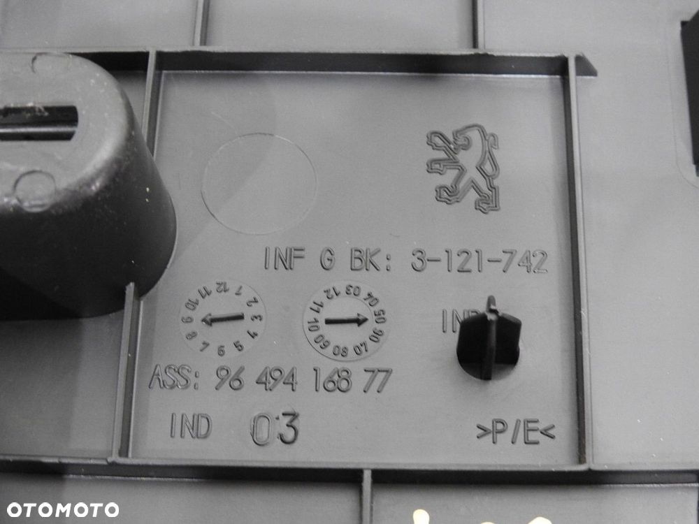 SCHOWEK BAGAŻNIKA LEWY PEUGEOT 407 SW 9649416877 - 8