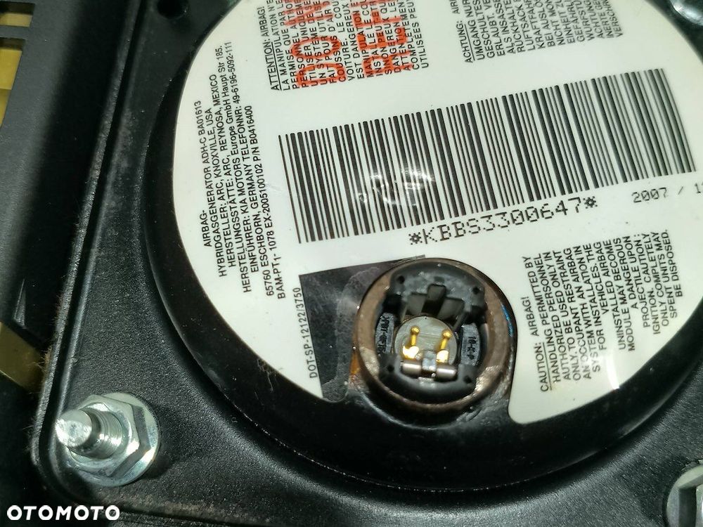 PODUSZKA KIEROWCY, AIRBAG KIA CEED 1H569-00010 - 5