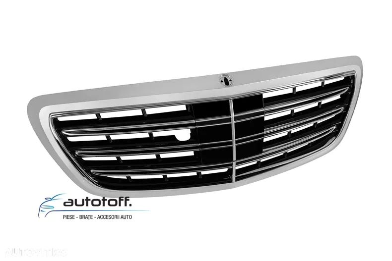 Grila centrala Mercedes S-Class W222 (2013-2020) S63 S65 Design Chrome - 3