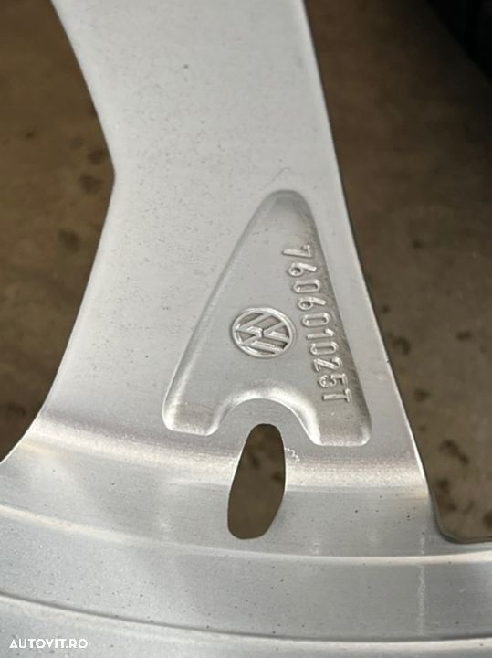 vând set jante originale Volkswagen Tuareg pe 18” cu anvelope de iarnă - 7