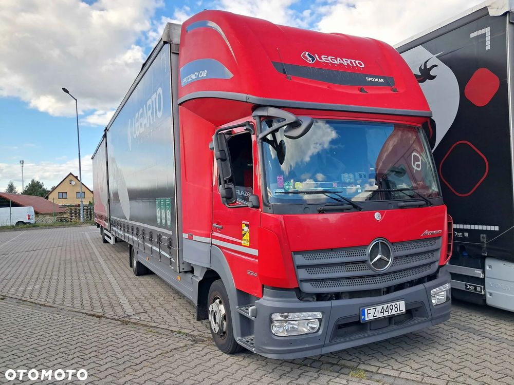Mercedes-Benz Atego 1224L, DMC = 24t, salon PL, przejazdówka, podnoszony dach - 1