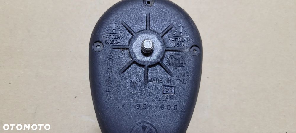 SYRENA ALARMU VOLKSWAGEN AUDI SKODA SEAT - 3