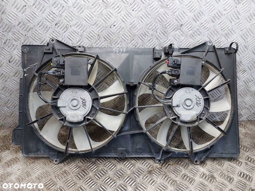 WENTYLATOR CHŁODNICY WODY MAZDA 6 III GJ 2.2 D 268000-7081 499300-3580 - 1