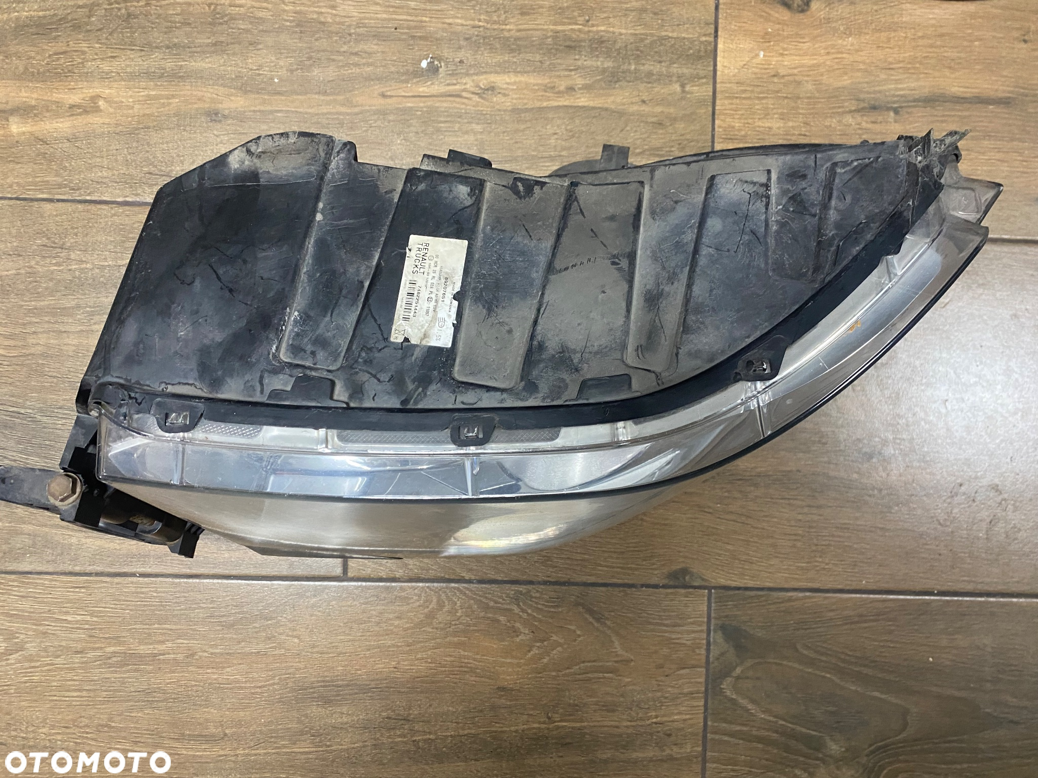 lampa reflektor lewy renault range t 89207651 ORG. - 2
