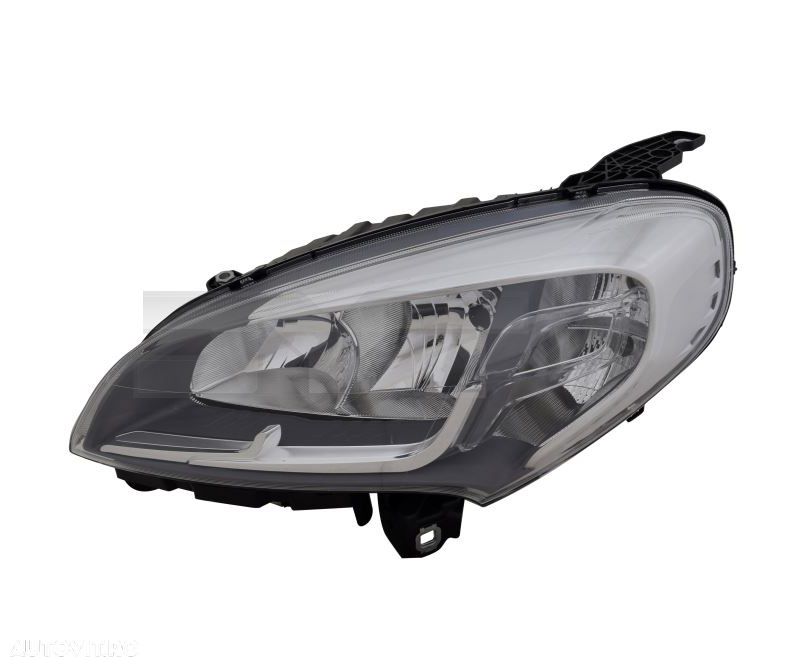 Far FIAT DOBLO (263), 01.2015-, TYC, fata, stanga/dreapta, cu lumina de zi;tip bec H7+H7+W21W+WY21W; electric; cu motor; - 1