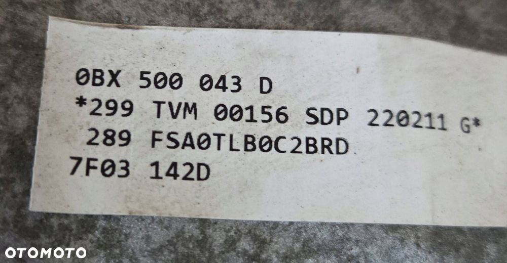 audi rs6 rs7 c8 4k dyferencjał dyfer tylny tył 0bx500043d tvm jak nowy - 8