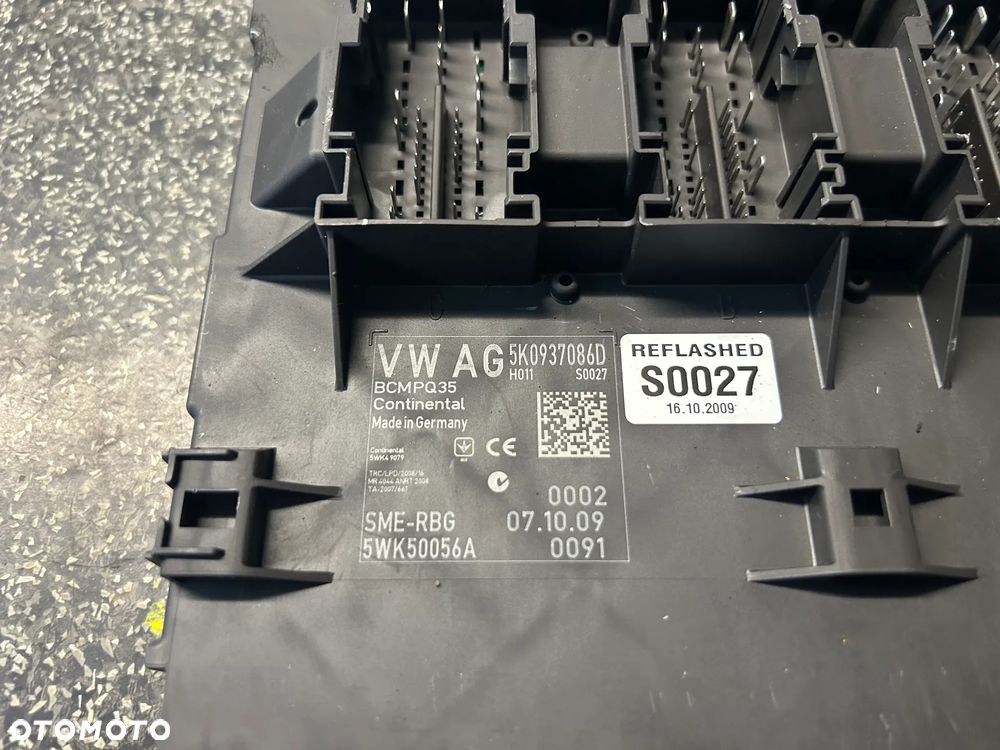 MODUŁ KOMFORTU STEROWNIK 5K0937086D WYSYŁKA !!! - 2