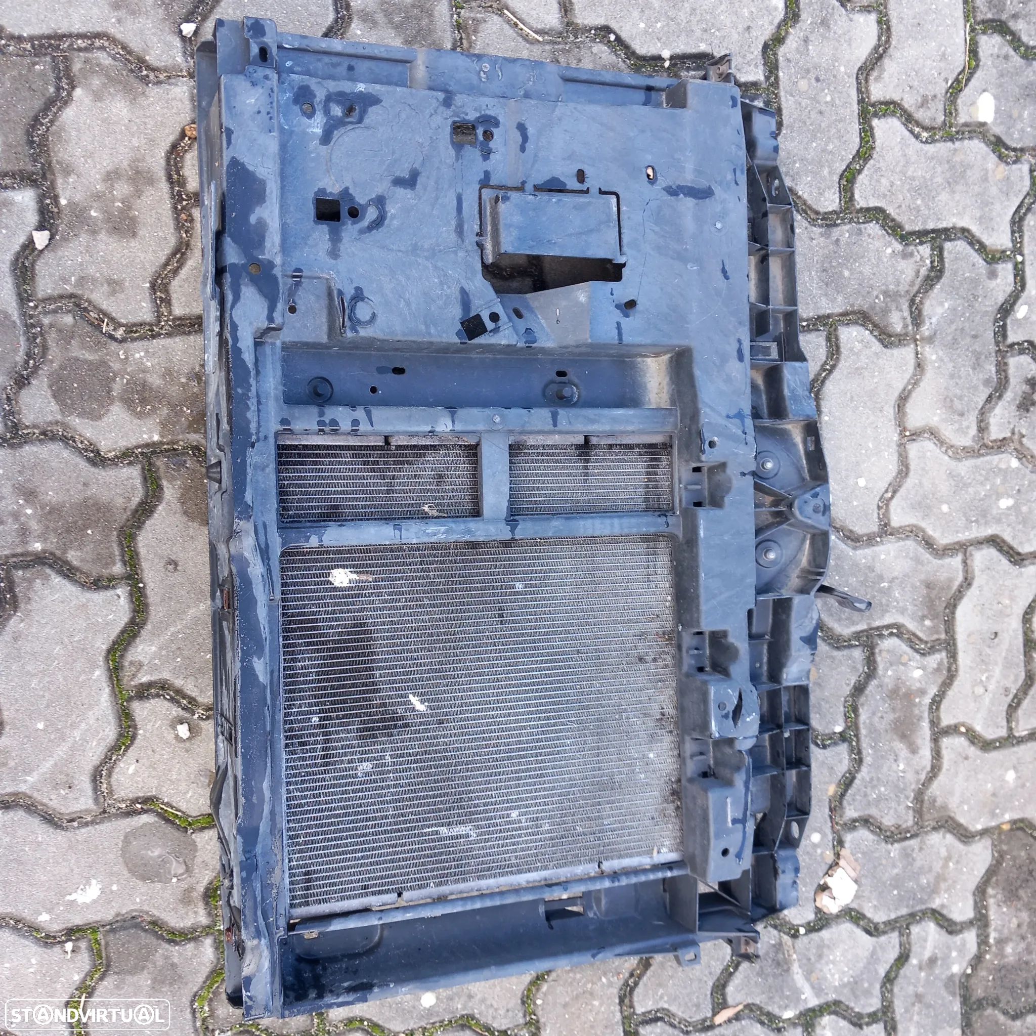 Frente fibra com radiador agua  e ventilador peugeot 207 96732223 - 1