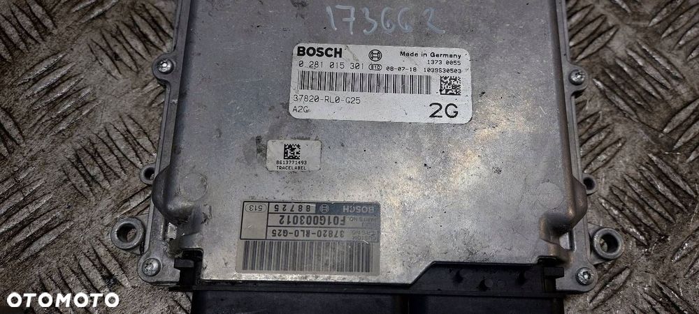 ZESTAW STARTOWY HONDA ACCORD VIII 2.2 i-DTEC 37820-RL0-G25 0281015301 - 2